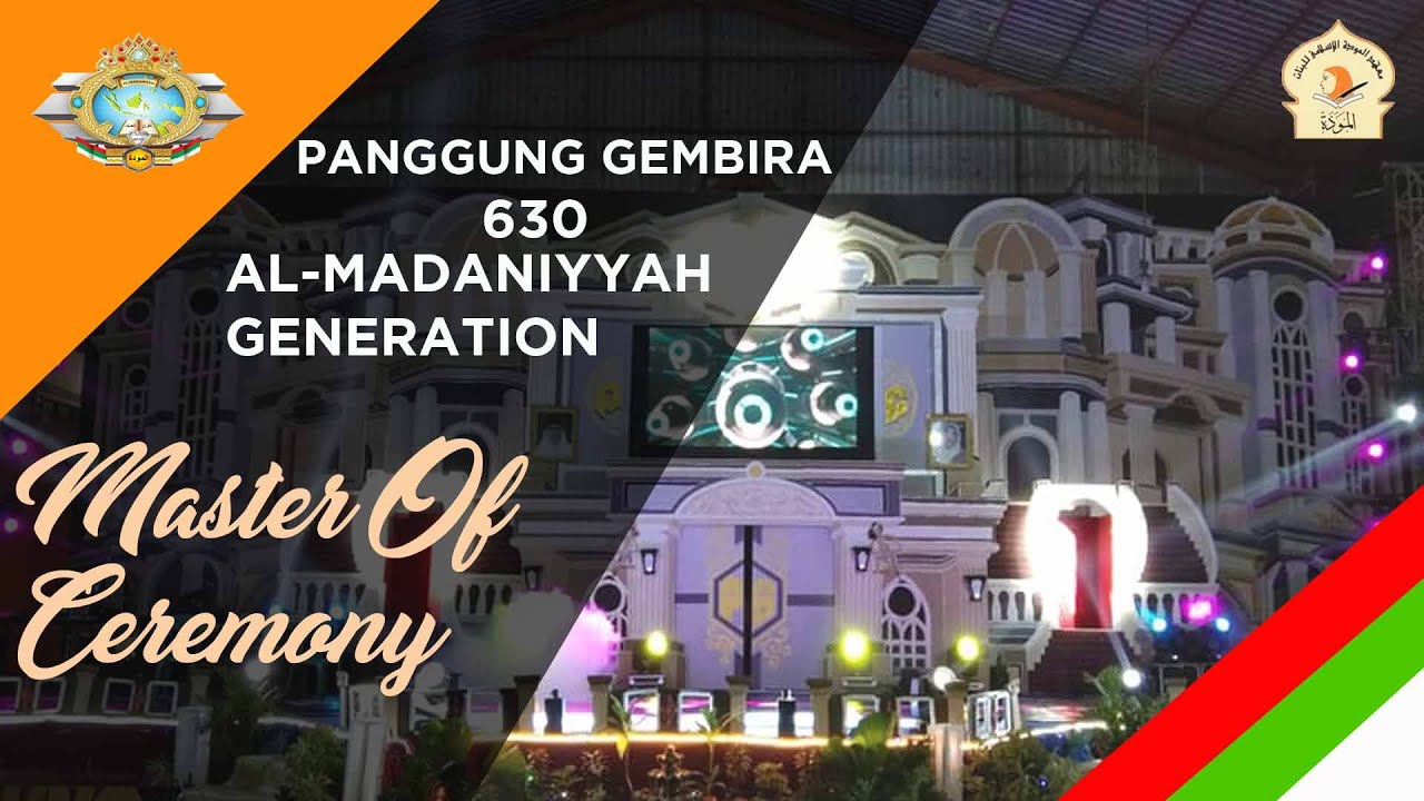 MASTER OF CEREMONY - PG 630 AL-MADANIYYAH GENERATION