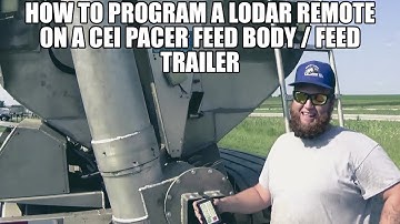 How to Program a Lodar Remote on a CEI Pacer Feed Body or Feed Trailer | KT Pacer |