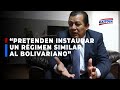 🔴🔵Salhuana: “Existe la presunción de que pretenden instaurar un régimen similar al bolivariano”