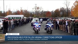 Famous Procession held for Virginia corrections officer killed in inmate attack Net Worth