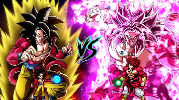 Son Goku SSJ4 V5 OP (New) VS Limit Break Broly SSJ4 V2 OP in Jump Force Mugen