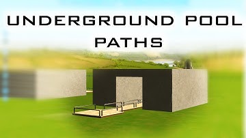 RCT3 - How to make an underground pool path!