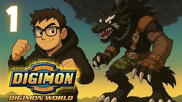 (1) Digimon World Vice Mod Hard | Gabumon’s Journey to Black WereGarurumon! (Recruiting 20+ Digimon)