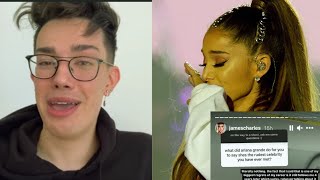 Rudest Celebrity Ever James Charles Slams Ariana Grande And Regrets It