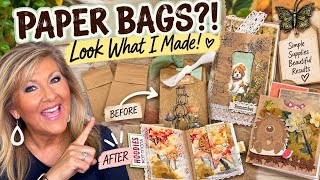 Don’t Toss Those Paper Bags! | 5 Beautiful Junk Journal Ideas