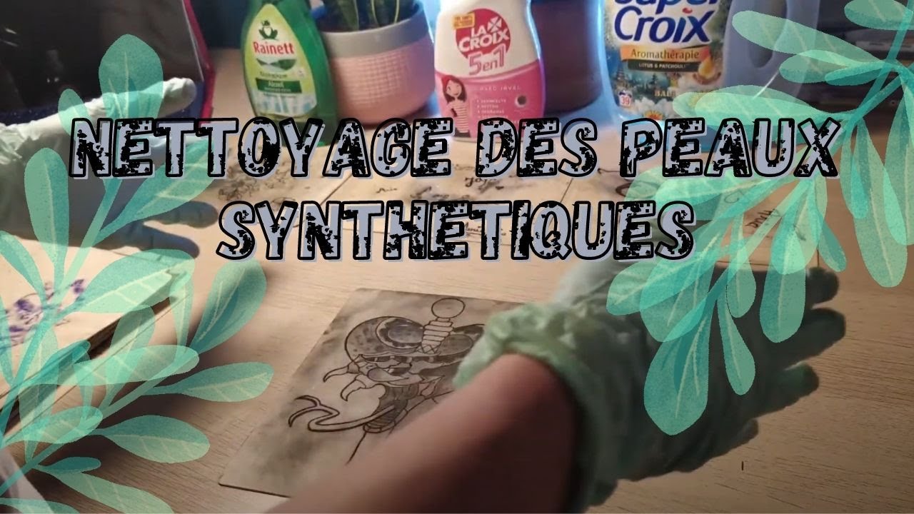 - HANDPOKE TATTOO - Viens on teste des produits pour nettoyer tes peaux synthétiques cracra..