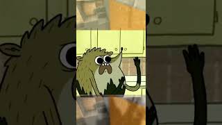 Rigby Almost Turns Into A Skunk