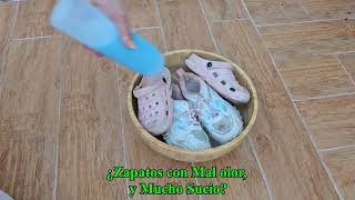 Los Zapatos, ¿siempre tienen mal olor?¿y un sucio que no se quita? te tengo la solución