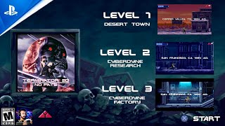 Terminator 2D: No Fate (PS4) Gameplay | Full Levels 1–3 Walkthrough 🔥