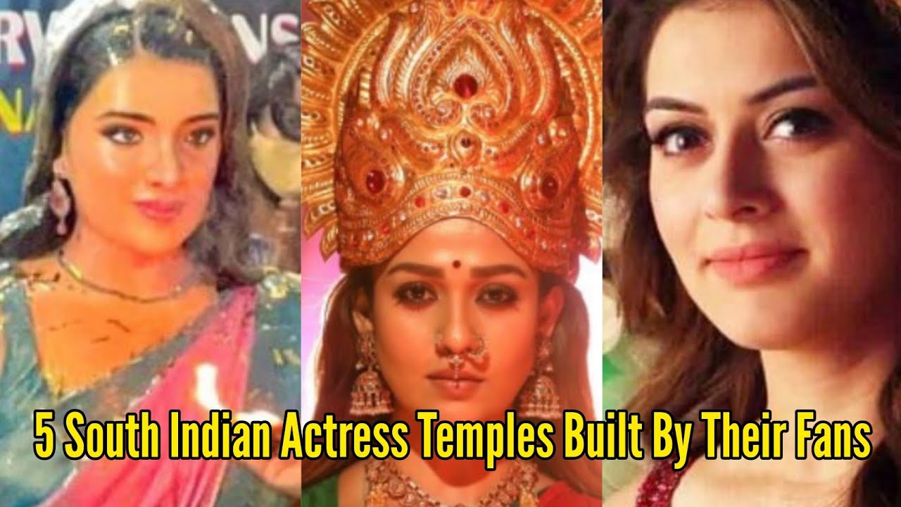 5 South Indian Actress Temples Built By Their Die Hard Fans