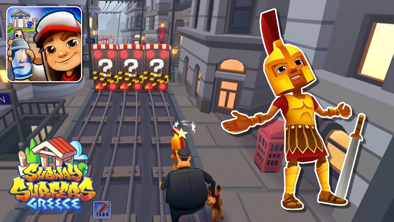 Subway Surfers Greece 2025 - Unlock Nikos Hero Outfit by using Event Coins - Mystery Hurdles London