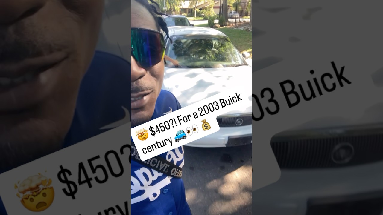 😮 $450 Dollars 💵 for a 2003 Buick Century!? 👀 wow! CAR 🚘 GOD‼️🤌🏾 