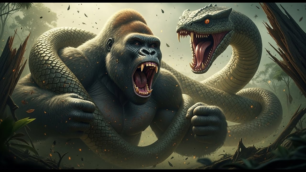 King Kong vs Titanoboa — The Jungle’s Deadliest Predator Takes Control