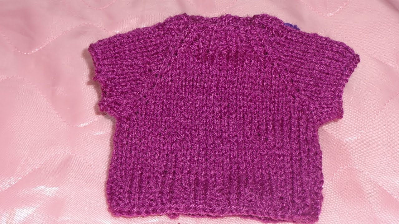 Подрез в реглане сверху и беcподрезный вариант [Вязание Спицами] - YouTube