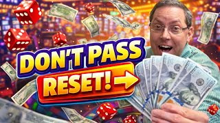 Win BEFORE the 7… Then Win AGAIN?! Don’t Pass Reset Strategy 💰🎲