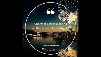 Cheers to a new year and another chance for us to get it right - Oprah Winfrey Cheers to a new year and another chance for us to get it right - Oprah Winfrey