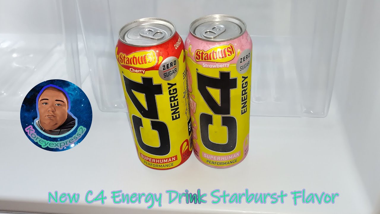New C4 Energy Drink Starburst Flavor YouTube