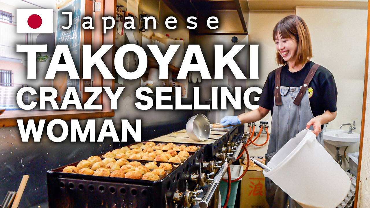 She Packs a Massive 3lbs of Takoyaki for Just $6! Non-Stop Rush in