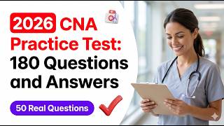 2026 CNA Practice Test: 180 Essential Questions and Answers for State Exam Success