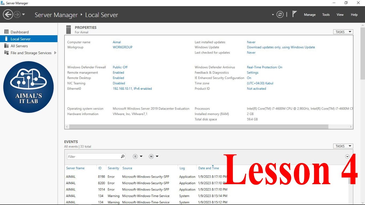 Lesson 4: Local Server Configuration - YouTube