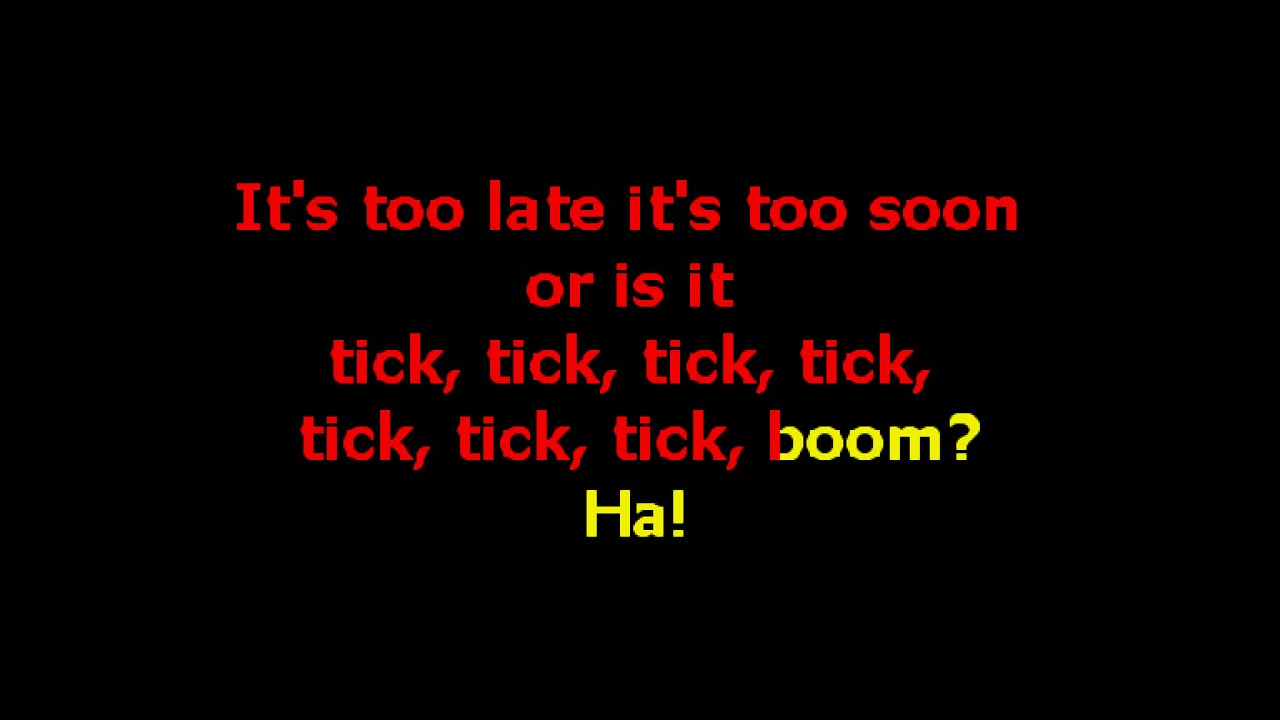 The Hives - Tick Tick Boom (Custom Karaoke Video)