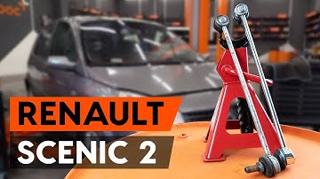 Jak wymienić przednim łącznik stabilizatora w RENAULT SCENIC 2 (JM) [PORADNIK AUTODOC]