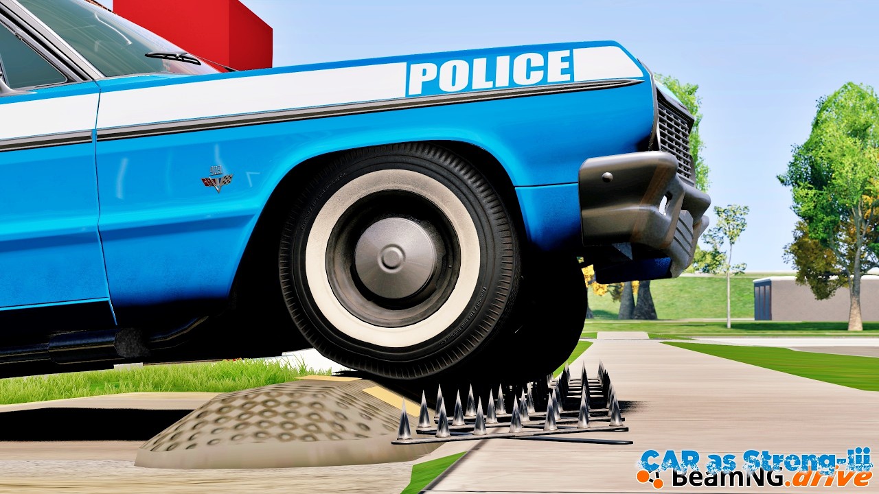 Cars Vs Spike Strip SPECIAL #05 ** Long Video -- BEAMNG DRIVE