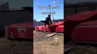 RANKING TOP 5 funny pole vault fails!😬😣 #viral #shorts