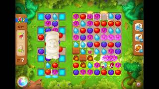 GardenScapes Level 1249 no boosters (18 moves)