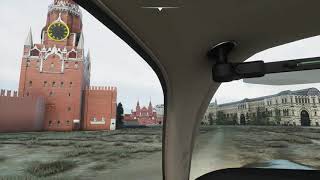 The flight of Mathias Rust - Landing at Red Square - MSFS 2020