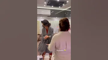 شيفال سام من كواليس مسلسلها التفاح الحرام 