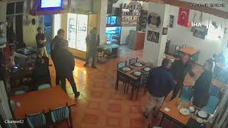 Trabzon’da Restorandaki Silahlı Saldırının Görüntüleri Ortaya Çıktı