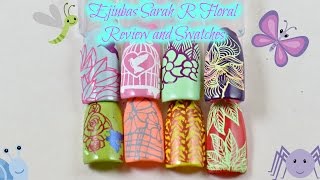 Ejiubas Sarah R Floral Collaboration Review & Swatches