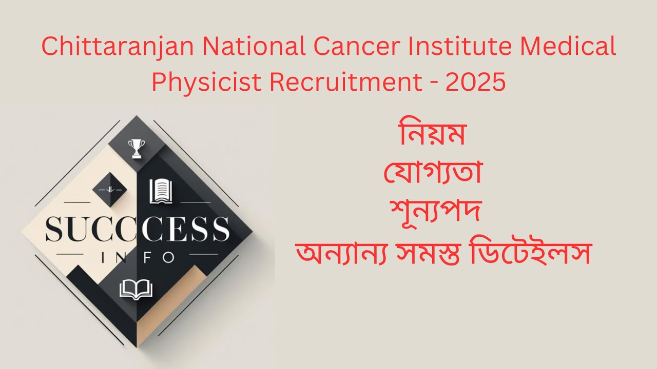 Chittaranjan National Cancer Institute Recruitment Notification 2025 | All India GOVERNMENT JOBS2025