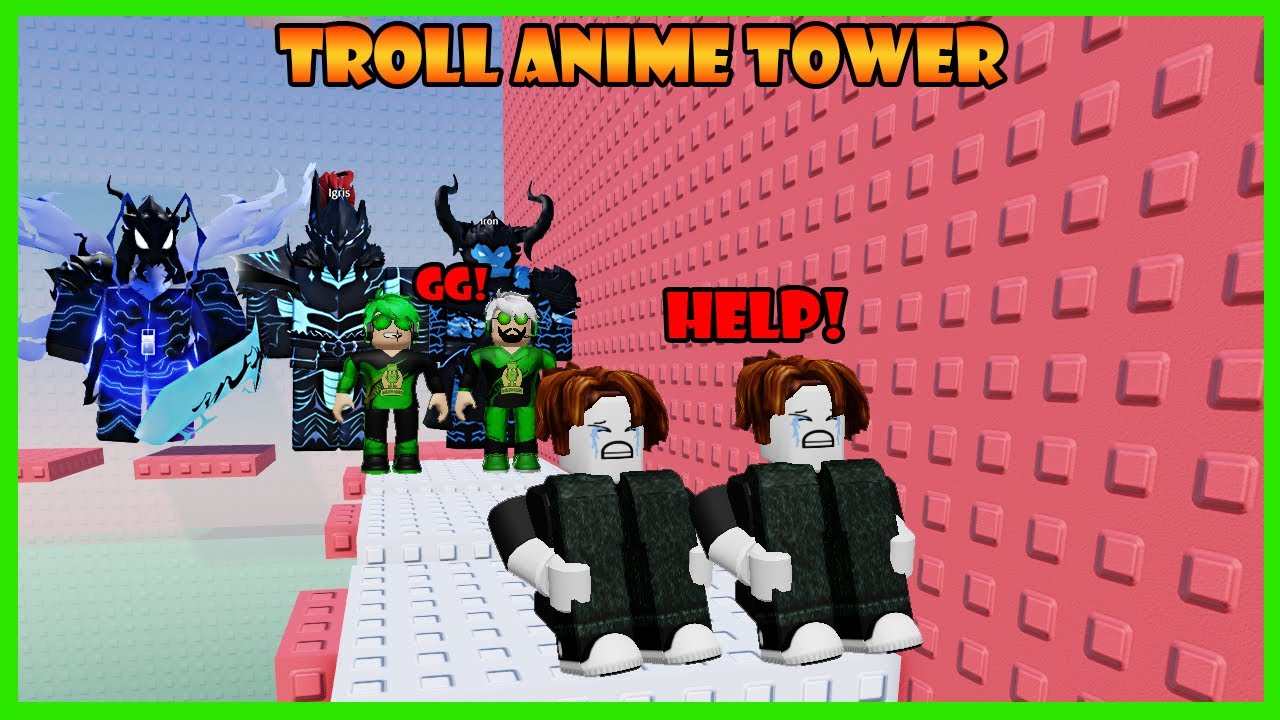 Darlung & Wak Darlung Dapat Karakter Sung Jin Woo Di Troll Tower Roblox