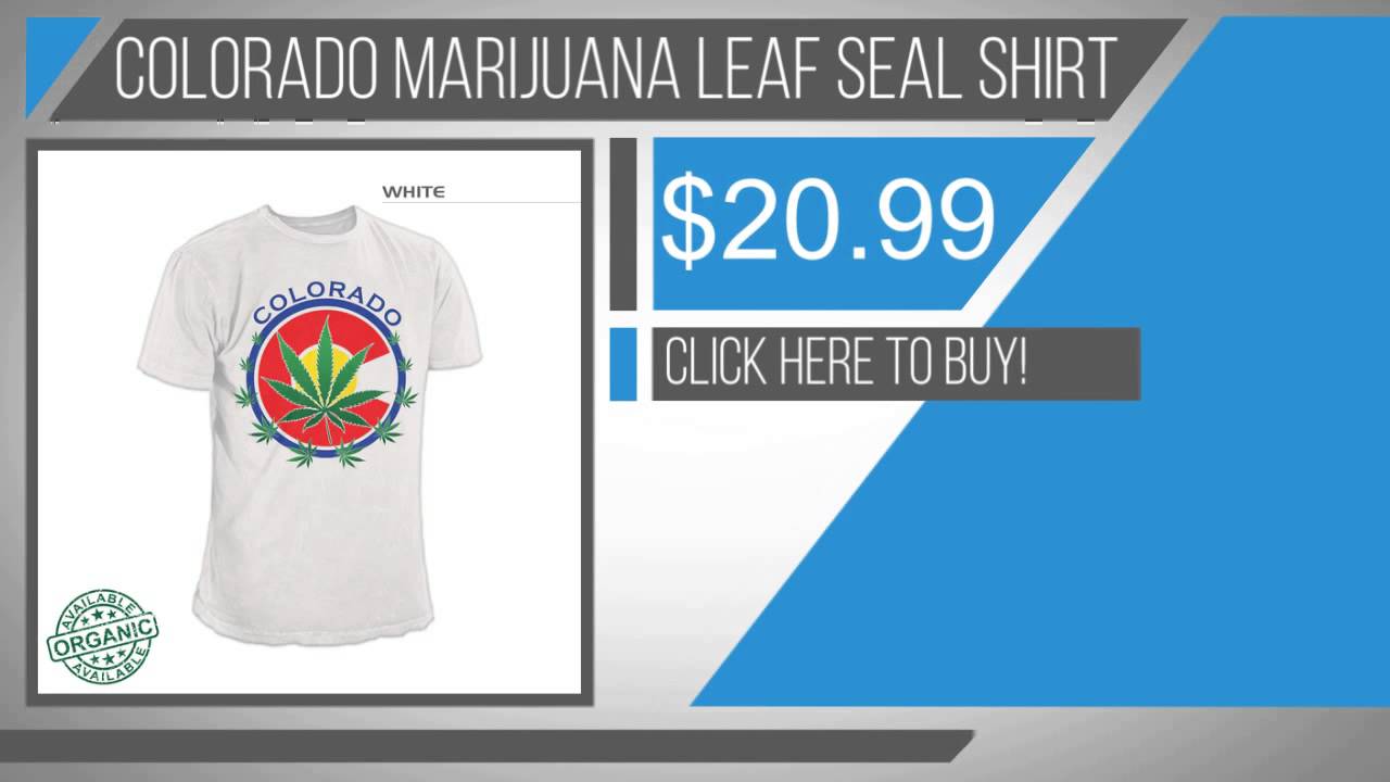 Colorado Marijuana Leaf Shirt