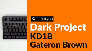 Распаковка клавиатуры Dark Project KD1B Cateron Brown / Unboxing Dark Project KD1B Cateron Brown