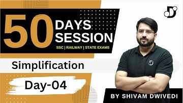 50 Day 50 Sessions | Maths Classes | SSC | Railway | State Exams | Maths By Shivam Dwivedi | #4
