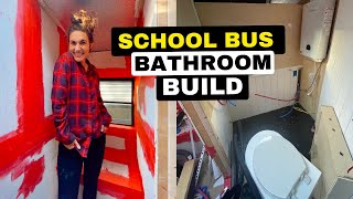 School Bus Bathroom Build by The Hive Drive 1,459 views 2 years ago 12 minutes, 8 seconds