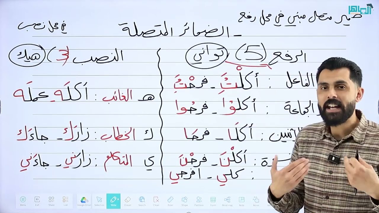 شرح درس صور الفاعل والمفعول به الصف الثامن المنهاج الجديد - مع أحمدالكسواني 💯💭