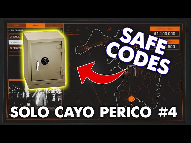 The Safe Codes Prep - GTA 5 Cayo Perico Heist Solo Playthrough