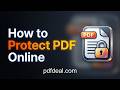 Protect PDF Online - PDFdeal.com