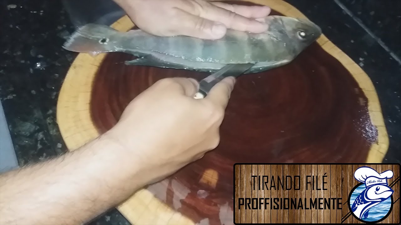 Como tirar filé de Tilápia e tucunaré sem fazer sujeira.....