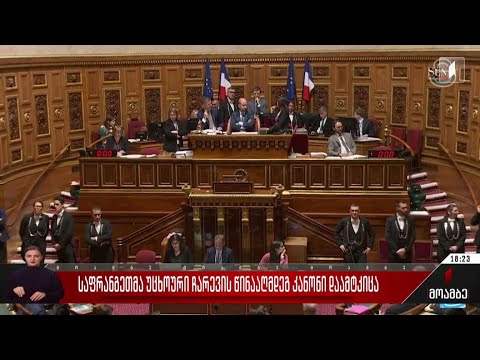 საფრანგეთის პარლამენტმა „უცხოური ჩარევის წინააღმდეგ“ კანონი დაამტკიცა