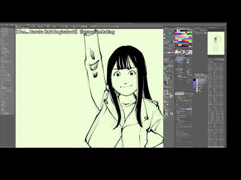 【I see... Haruka Kaki Nogizaka46】 Illustration  Making