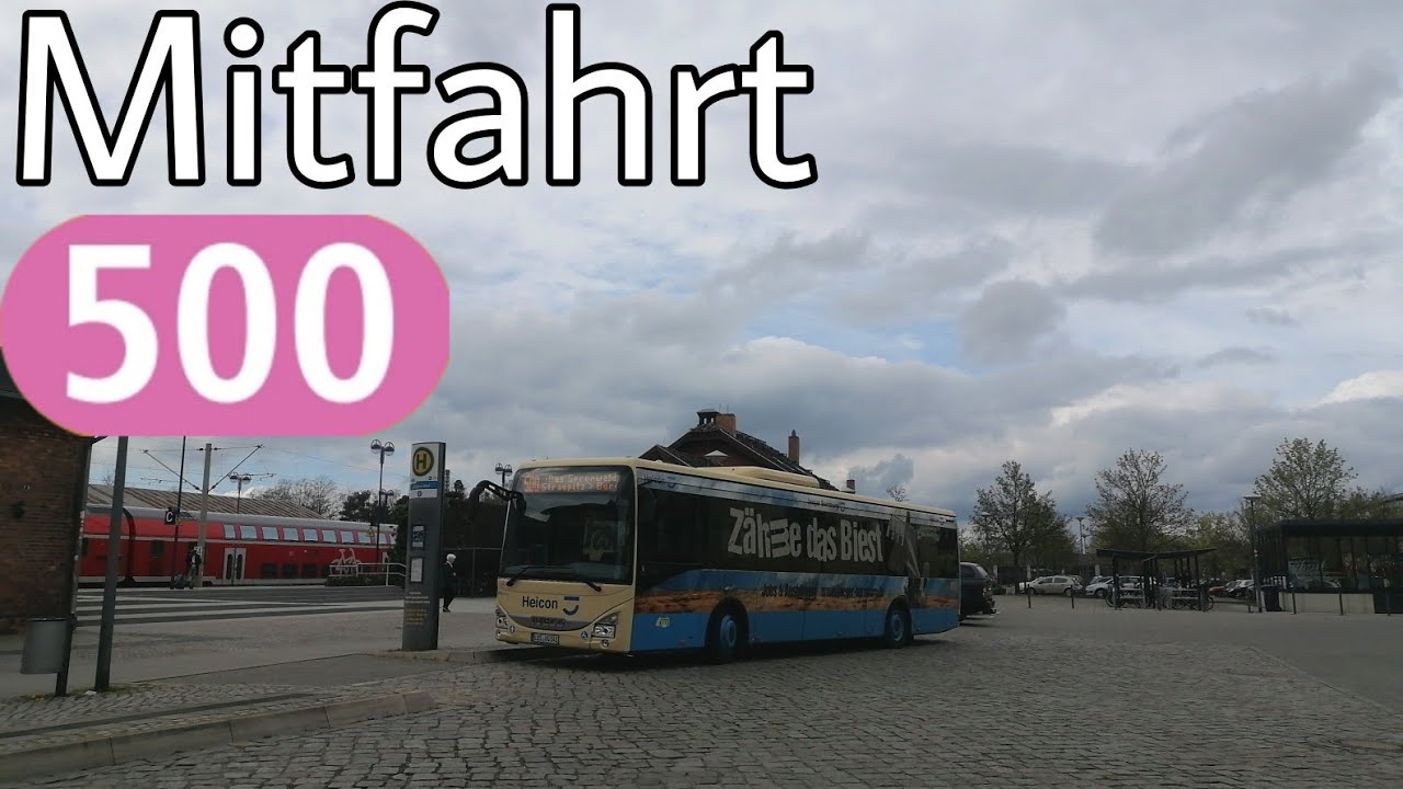 Mitfahrt | IVECO Crossway LE Line 12M | Linie 500 | Lübben, Bahnhof - Burg, Hotel Bleske