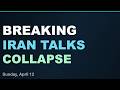 BREAKING: Iran Talks Fail - Oil Crisis Could Tank Bitcoin
