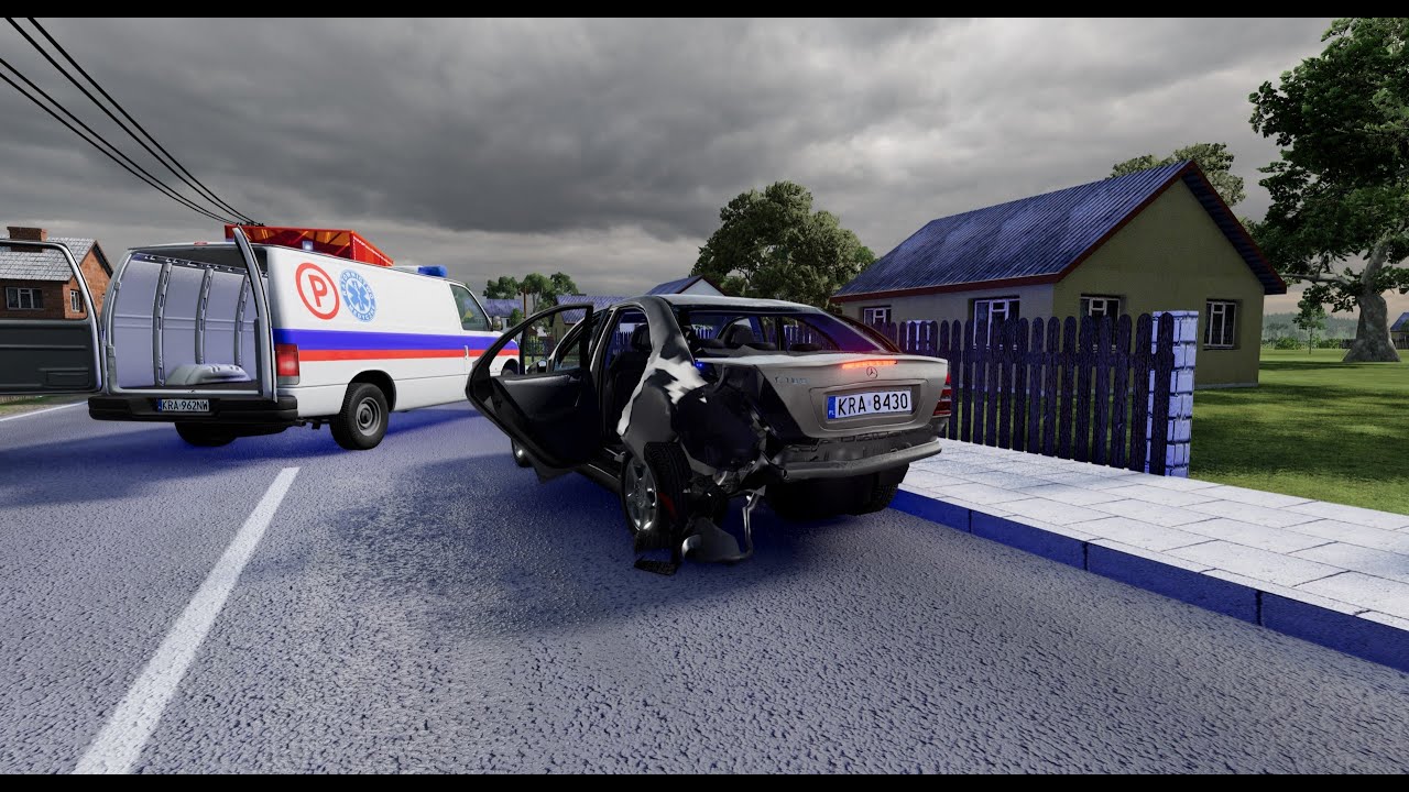 Polskie Wypadki w BeamNG drive #2