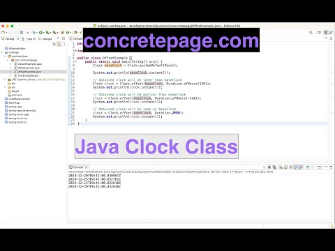 Java Clock Class