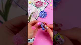 FLORES DE PAPEL FACIL DE HACER A MANO – MANUALIDADES - #shorts #youtubeshorts #artesaniadepapel